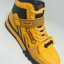 Men&#39;s Troop Cobra Mustard Yellow | Navy High-Top Sneakers - $98.00