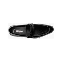 Stacy Adams Spratley Moc Toe Saddle Slip On Dress Shoes Black 25686-001 image 4