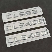 3d abs car rear trunk emblem badge letters sticker for mercedes amg cls 63 260 320 thumb200