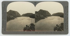 c1900&#39;s Real Photo Stereoview Gold Hill, Gaillard Cut, Panama Canal - £7.47 GBP