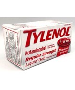 Tylenol Regular Strength LIQUID GELS TY 325 mg 20 Count Box DISCONTINUED... - $14.47