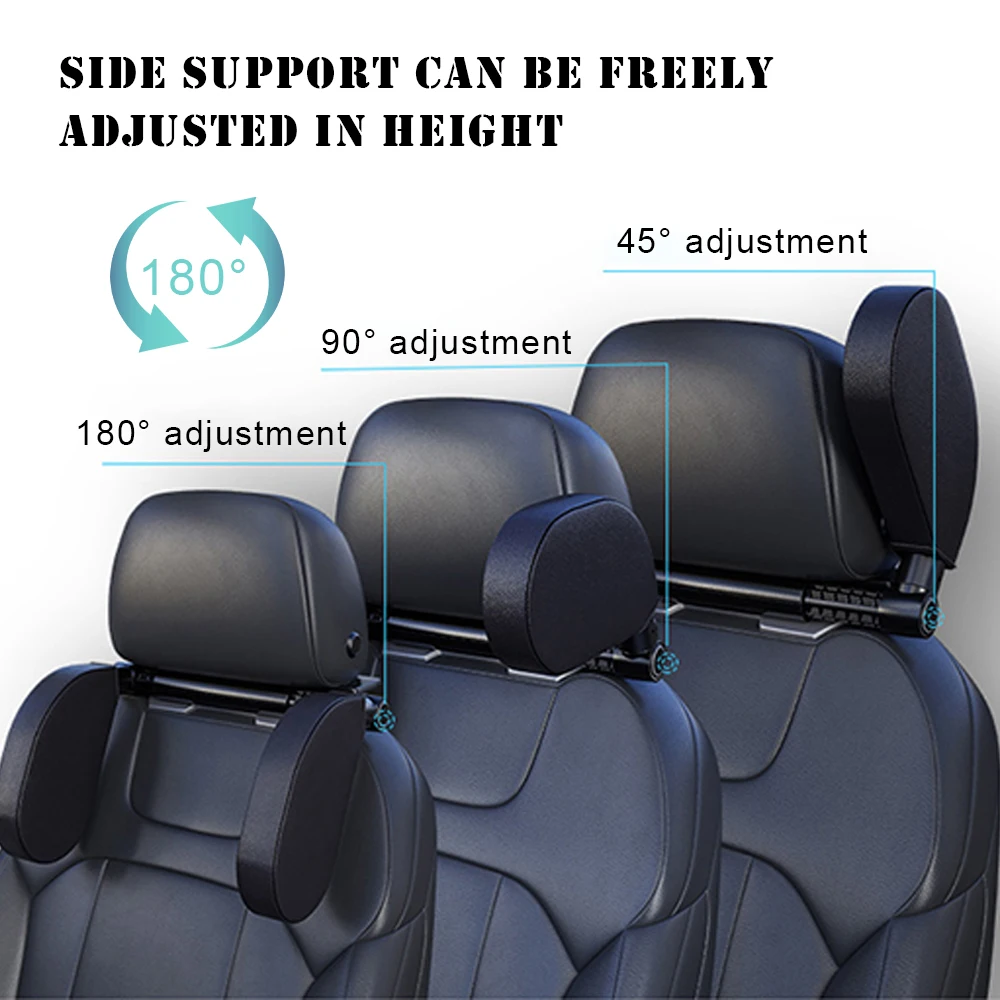 Game Fun Play Toys Car Seat Headrest Pillow Adjustable Car Sleep Side He... - £51.95 GBP