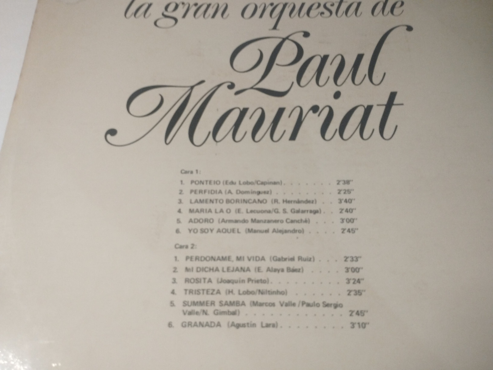 Paul Mauriat Latine Nights 1975 Philips 6444528 - LP vinile 12 " VG/VG Item image 4