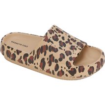 Kenneth Cole Women&#39;s Women&#39;s Mello EVA Slide Sandal, Natural Leopard, 7 - £14.05 GBP