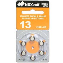 60 NEXcell Hearing Aid Batteries Size: 13 + Keychain - £14.53 GBP