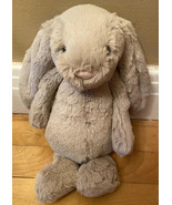 Jellycat London Beige Bashful Bunny Stuffed Animal Whiskers Medium 11 inch - $24.99