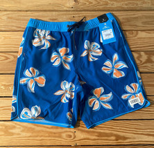 O’Neill NWT $55 men’s floral Volley swim shorts size S Stretch blue Urch... - £23.35 GBP