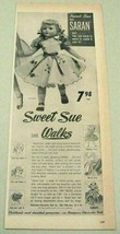 1952 Print Ad Sweet Sue Toy Doll American Character Doll Co. New York,NY - £10.85 GBP