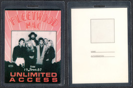 Fleetwood Mac OTTO Laminated Backstage Pass from the 1987 Shake the Cage Tour - £6.87 GBP