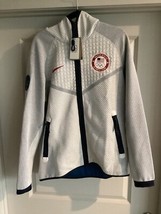 Nike Tech Pack Full Zip Hoodie Men’s Large Summit White Olympic Team NWT - $225.00