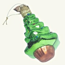 Thomas Pacconi Museum Series Christmas Holiday Tree Blown Glass Ornament 3.75&quot; - £10.10 GBP
