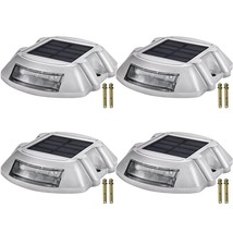 VEVOR Driveway Lights 4-Pack Solar Driveway Lights Bright White with Screw Solar - £47.33 GBP