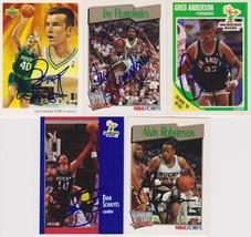 Milwaukee Bucks Signed Lot of (5) Trading Cards - Robertson, Humphries, ... - £7.94 GBP
