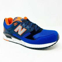 New Balance 530 90s Remix Leather Blue Black Orange Mens Retro Sneakers M530BAC  - £67.90 GBP