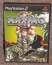 2002 PS2 Maximo Ghosts To Glory Video Game In Original Case with instructions - $34.99