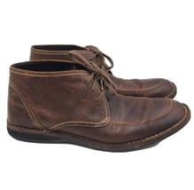 John Varvatos Chukka Boots Size 12 Brown Leather - $87.07