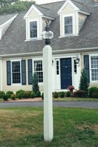 Square Lantern Post Primed White - $399.68