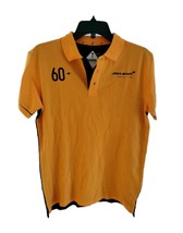 McLaren Racing Organic Cotton Polo Shirt Orange Size Medium F1 Team Tee #60 - $37.61