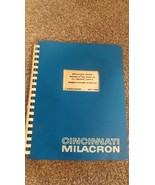 Cincinnati Milacron Machine Interface Acramatic Application Manuel # - 7... - $207.76 CAD