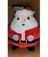 Merry &amp; Bright Squeaking Dog Toy Squishy Santa 10 in. tall - £7.76 GBP