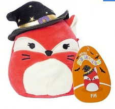 Squishmallows Fifi Fox Plush Toy Mini Witch Red Halloween Fall 2022 4.5&quot; Spooky - £11.00 GBP