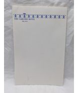 Vintage Israel The Carlton Hotel Tel Aviv Notepad (28) Sheets 4&quot; X 6.5&quot; - €29,94 EUR