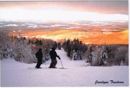 Quebec Postcard Jocelyne Trudeau Winter Country - £2.33 GBP