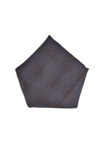 ARMANI COLLEZIONI Mens Pocket Square Geometrical Blue Size 13&quot; X 13&quot; 00036  - £22.88 GBP