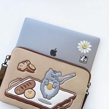 Tablet case laptop storage bag For Mac Ipad pro 9.7 11 13inch  toast cat sleeve  - £28.25 GBP