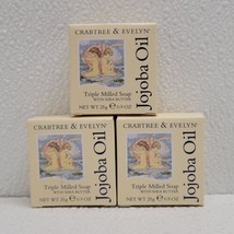 Crabtree &amp; Evelyn Sea Shell Soap With Jojoba Oil 25g/0.9 Oz Lot Of 3 - £39.34 GBP