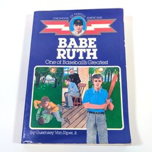 Babe Ruth One of Baseballs Greatest Famous Americans Kids Paperback Book 1986 - $7.19