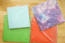Craft Scrapbooking Lot Origami Paper Solids &amp; Patterns 12CM Square 15CM ... - $185.15 MXN