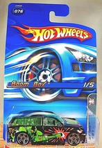 2006 Hot Wheels #76 Spy Force 1/5 BOOM BOX Black w/Chrome Pr5 Spoke Wheels - £6.28 GBP