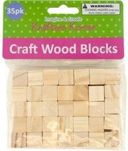 Krafters Korner Natural Wooden Craft Blocks - £4.88 GBP