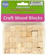Krafters Korner Natural Wooden Craft Blocks - £4.92 GBP