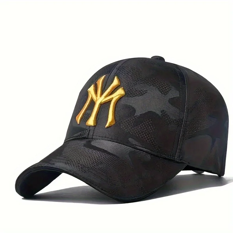 New York Baseball Caps For Men Black Camouflage Golf Cap Male Female Cotton - £10.63 GBP+