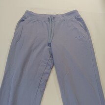 FILA Women’s Jogger Sweatpants Lavender Purple Drawstring Logo Size L (32×27) image 12