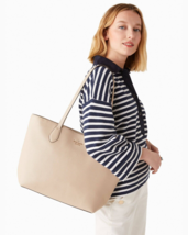 New Kate Spade Leila Tote Pebble Leather Light Sand - £113.48 GBP