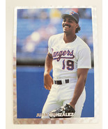 Juan Gonzalez Texas Rangers Baseball Card - £7.84 GBP