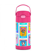 LOL Surprise Dolls Portraits Thermos Funtainer 12 Ounce Bottle Pink - £23.43 GBP