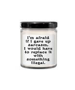 Sarcastic, Sassy, Snarky, Funny Candle Idea for Best Friend, Co-Worker, ... - £23.28 GBP