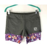 Dota 2 Womens Twofer Character Shorts Athletic Work Out Pull On Gray Pur... - £11.54 GBP