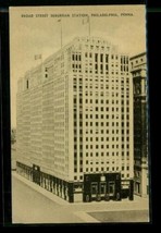 Vintage City Postcard Broad Street Suburban Station Philadelphia Pennsylvania - £9.34 GBP