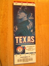 2011 Texas Rangers Full Unused Ticket Stub Vs Los Angeles Angels 4/20 - £0.76 GBP