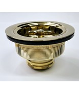 Signature Hardware 212173 3-1/2&quot; Wing Nut Sink Basket Strainer - Polishe... - €45,47 EUR