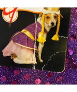 Rapunzel Queen of the Castle Dog Halloween Costume Large 20-29 Lb. NWT - $14.40