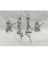 Lot Of (4) Vintage Historical Military British Lead Miniatures 1-3&quot; - $21.77