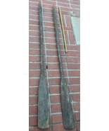 2 Wood Boat Oars 71" Barn  RUSTIC  Lake House Pair Canoe Paddles - €168,80 EUR 2 Wood Boat Oars 71" Barn  RUSTIC  Lake House Pair Canoe Paddles - €168,80 EUR