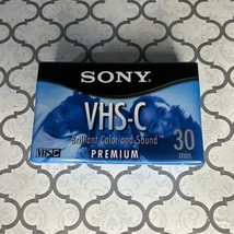 SONY VHS-C Video Tapes 30/90 Minute Premium Grade New Sealed - $8.78