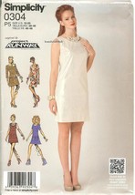 Simplicity 0304/1776 Project Runway Misses &amp; Petite Dress w/ Variations 12-20 FF - £8.36 GBP